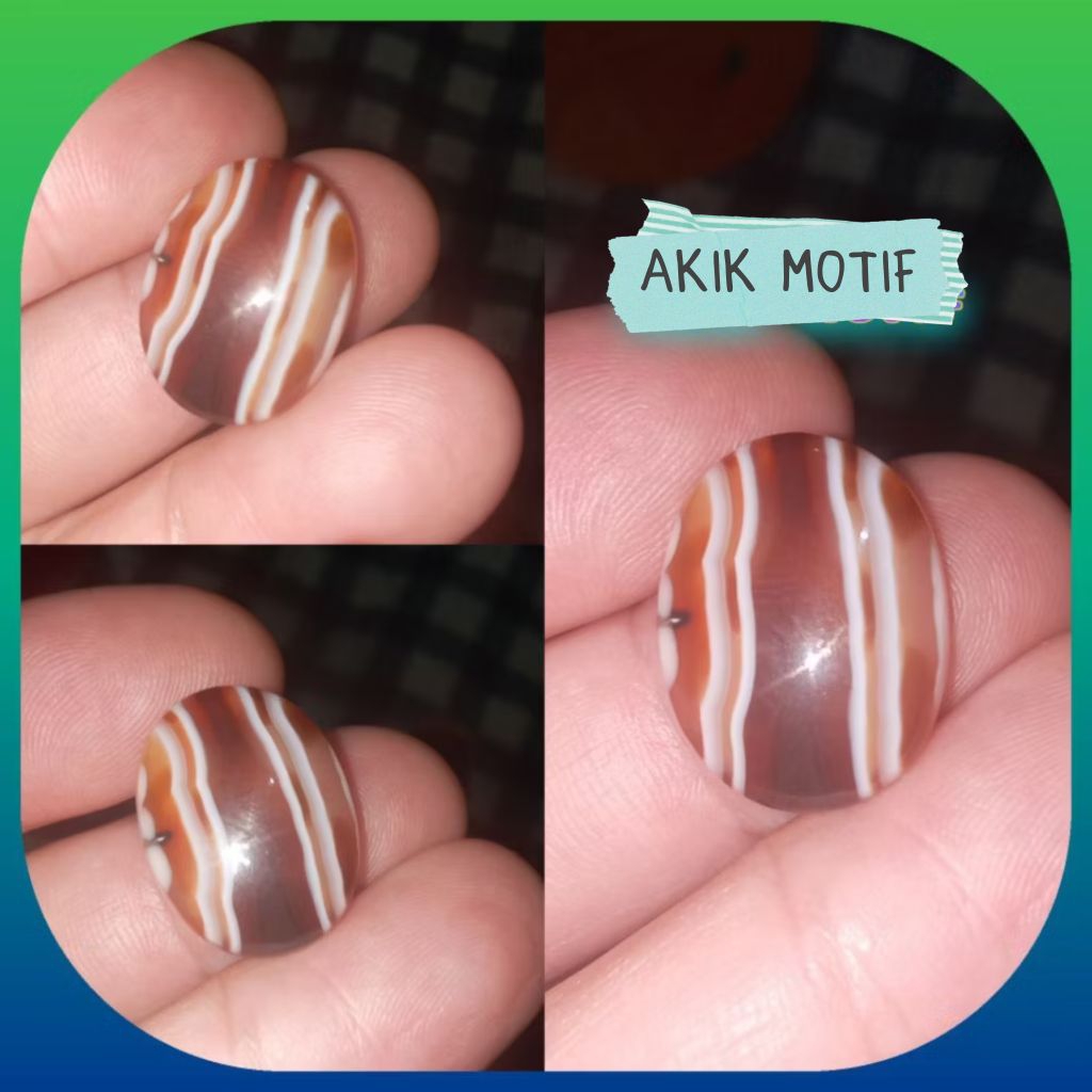 Batu akik motif akik asli natural