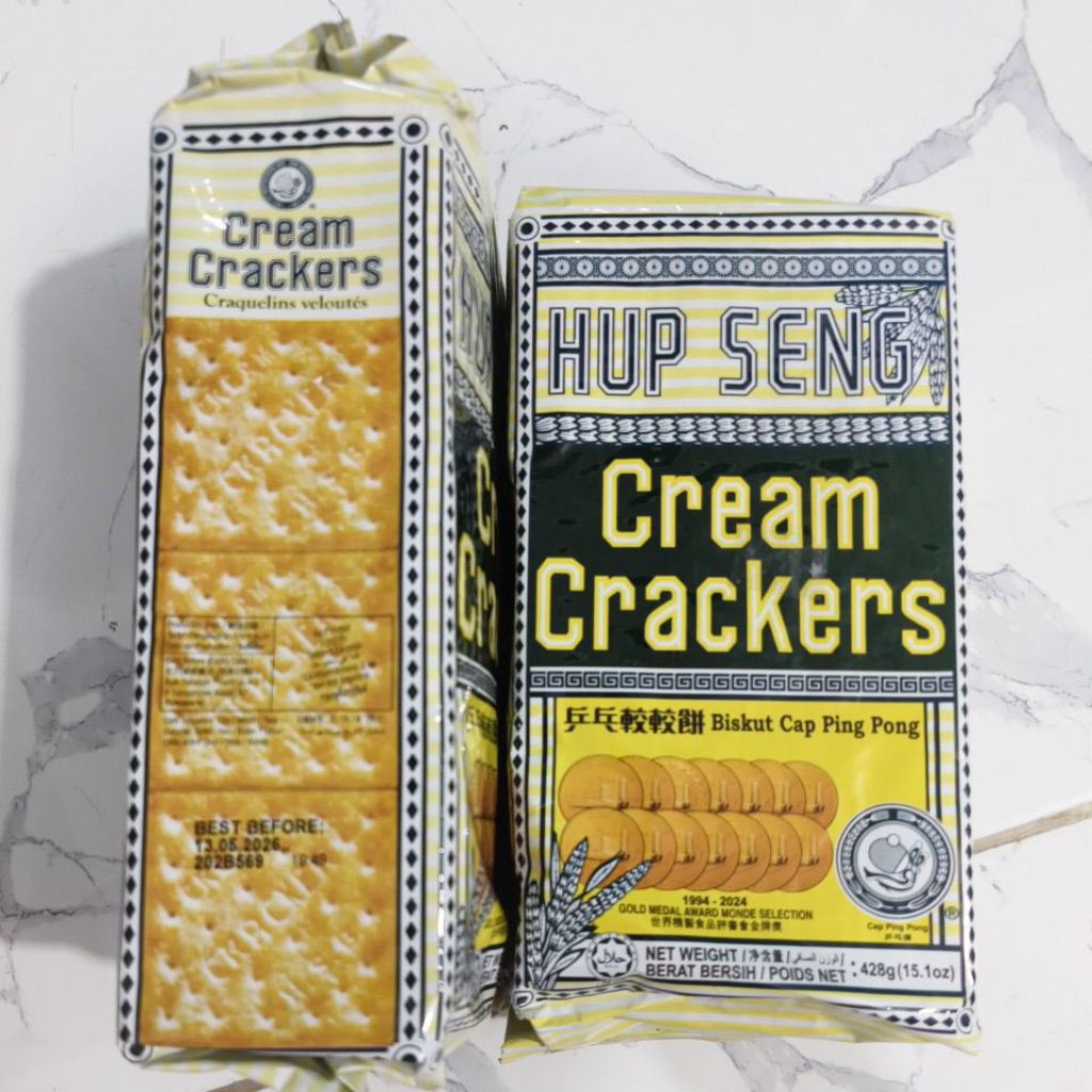 hup seng cream crackers Made in malaysia