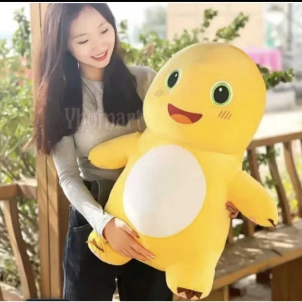 Boneka Nailong uk 45/nailong dino kuning miniso boneka gemoy lucu