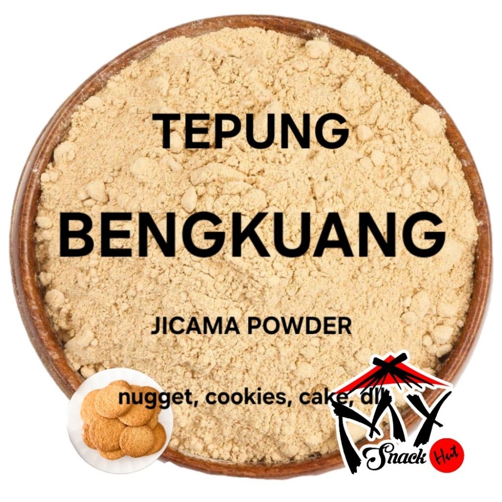 TEPUNG BENGKUANG 25GR JICAMA POWDER FLOUR NUGGET COOKIES CAKE ROTI KUE TALAM BENGKOANG BUBUK HALUS