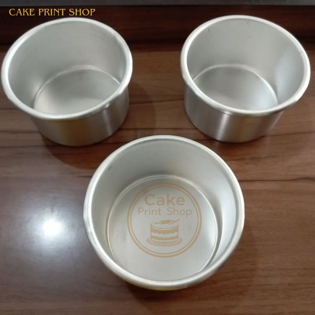 Loyang Kue Bulat Mini Press / Cetakan Korean Mini Cake / Cetakan Cromboloni / Loyang Bulat