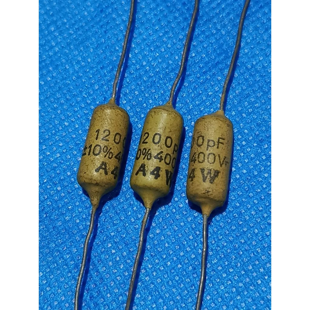 Capacitor Mullard 1200pf/1,2nf 400v tone gitar mullard