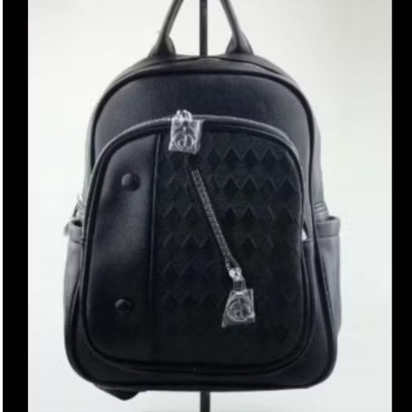 TAS RANSEL KERJA WANITA BACKPACK LEATHER MERK DONATELLO ORI