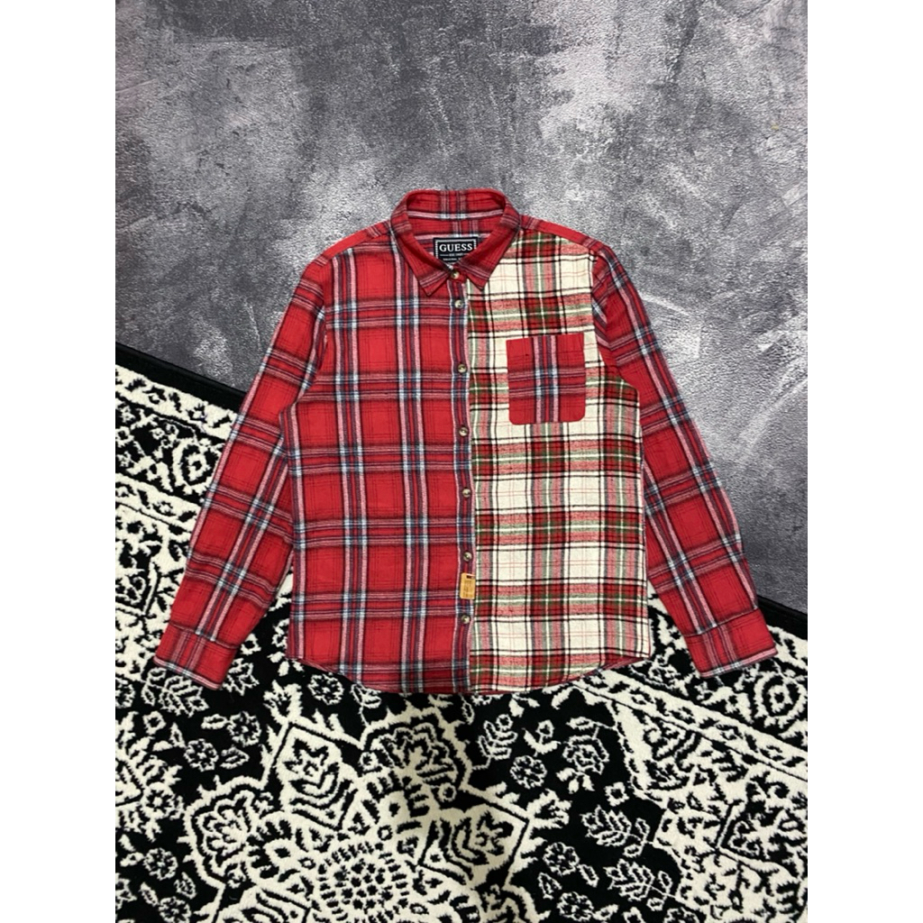 kemeja flanel guess second