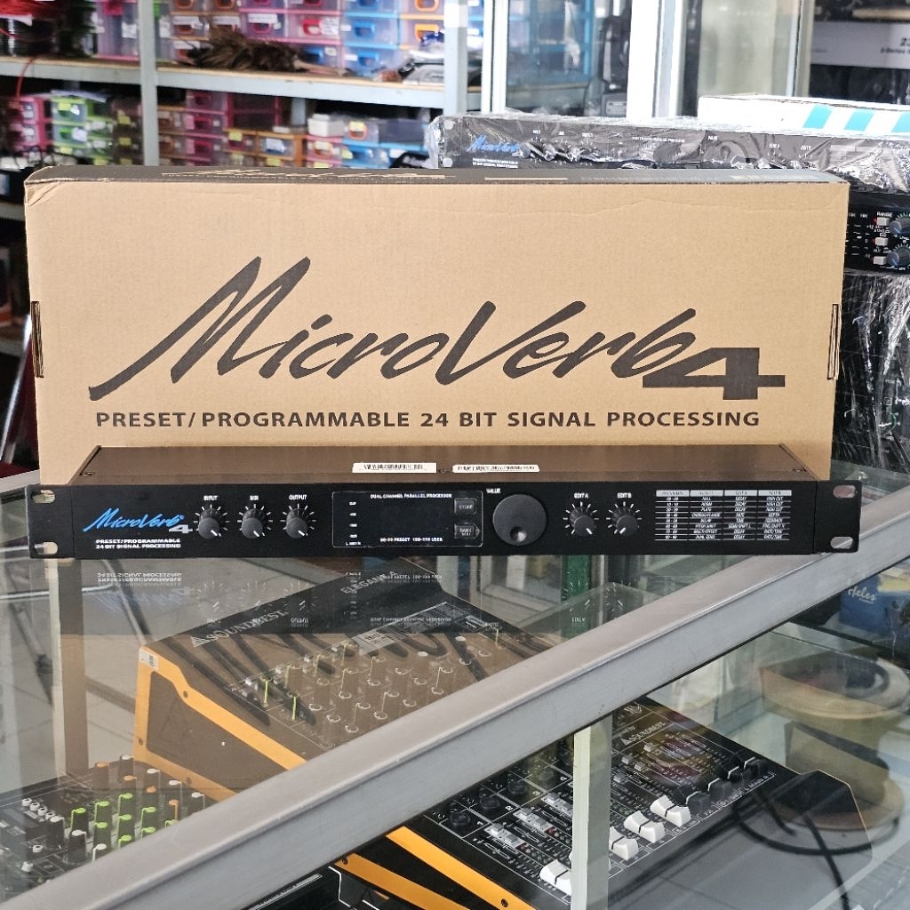 Efect vocal microreverb4 24bit efek vokal bagus echo seperti alesis