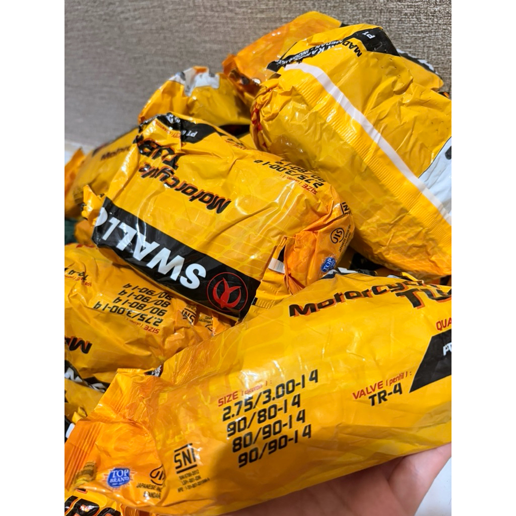 BAN DALAM DALEM MOTOR RING 14 275/300-14 MERK SWALOW SWALLOW