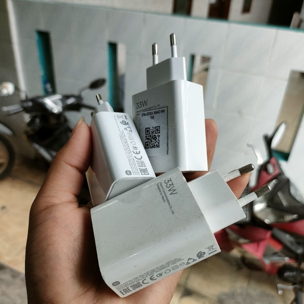 Adaptor Kepala Charger Xiaomi 33W Bekas Original Copotan tanpa kabel turbo note 11 12 13 dll redmi n