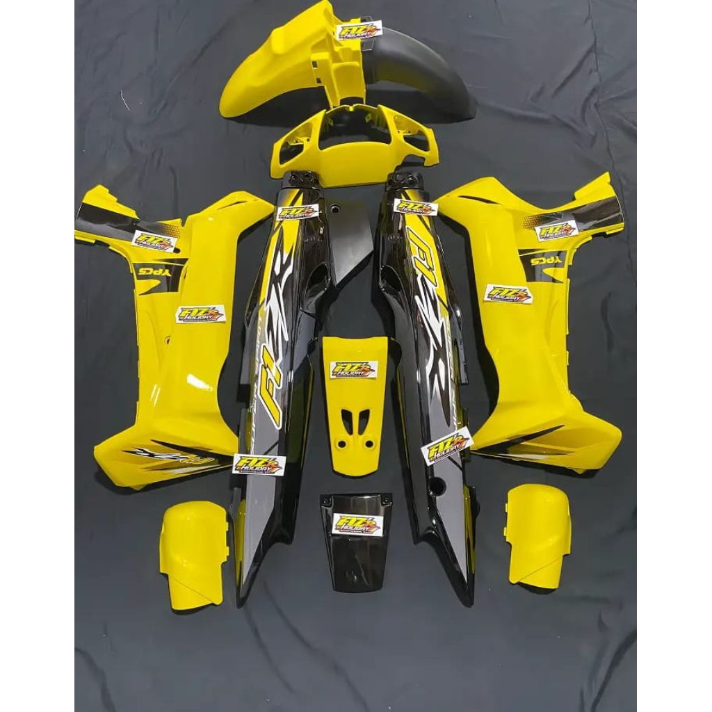 STRIPING MOTOR FIZR MALAYSIA KUNING