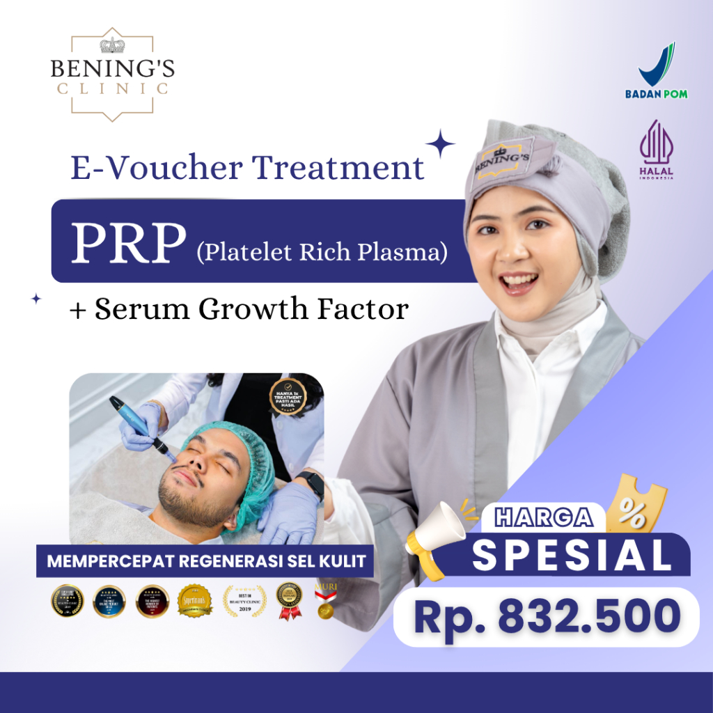 Bening's Clinic PRP + Serum Growth Factor Treatment