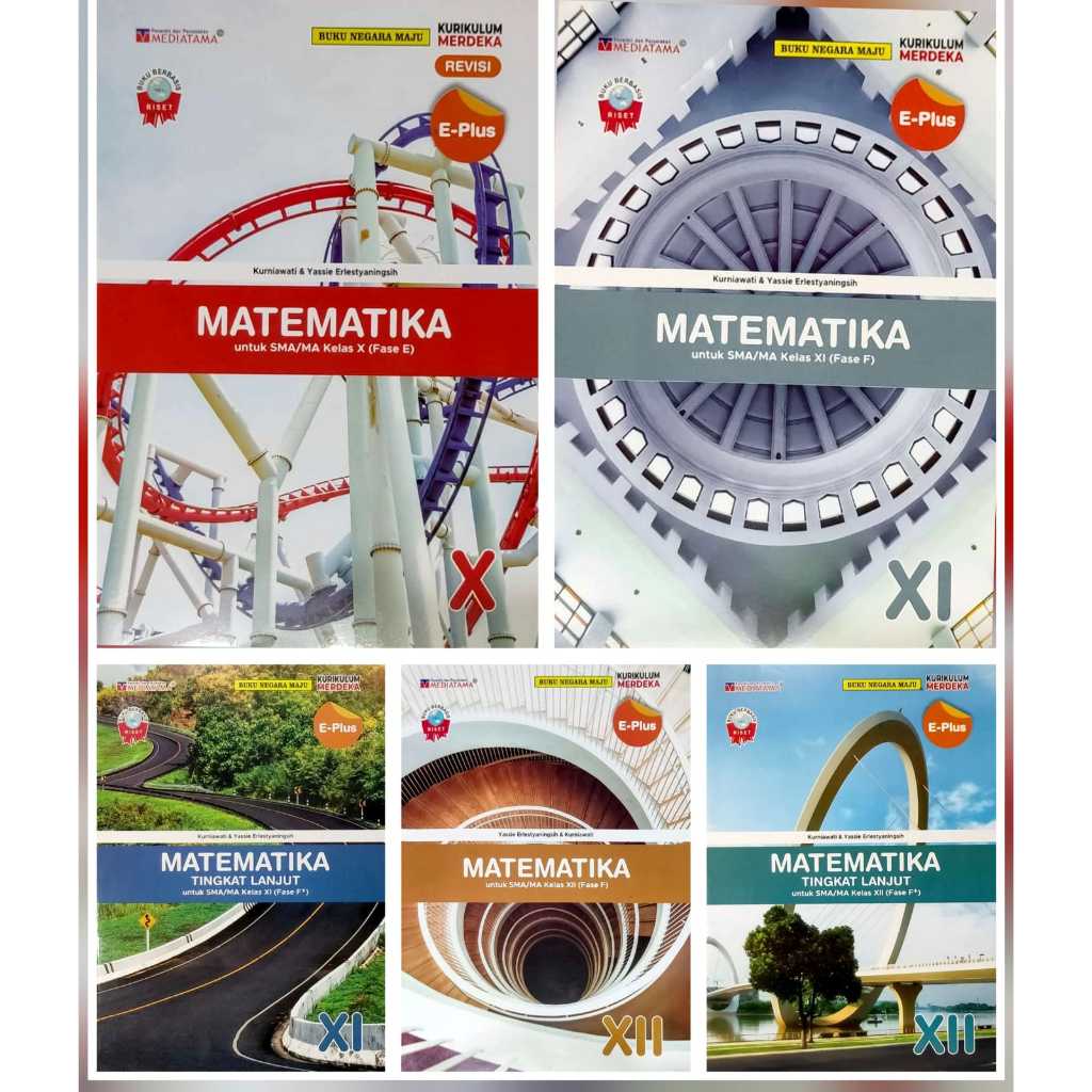 Mediatama Buku Seri E-Plus Matematika Untuk SMA/MA Kelas 10-12 Kurikulum Merdeka