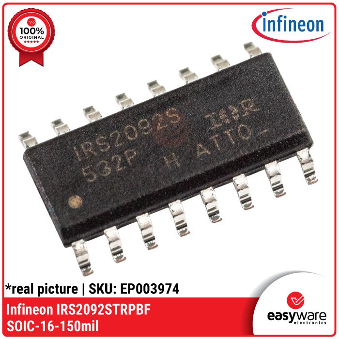 Infineon IRS2092STRPBF SOIC-16 IRS2092 IRS2092S SMD IC AUDIO AMPLIFIER ORIGINAL