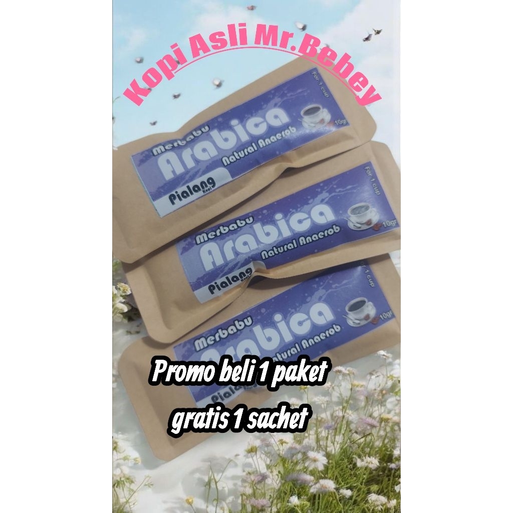 Kopi sachet kopi Arabica kopi asli kopi sachet 10 gram 1 paket 10 sachet