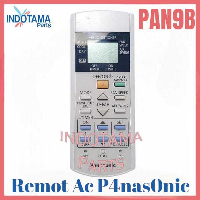 Remote AC Panasonic Eco Smart A75C4157 R-PAN9B