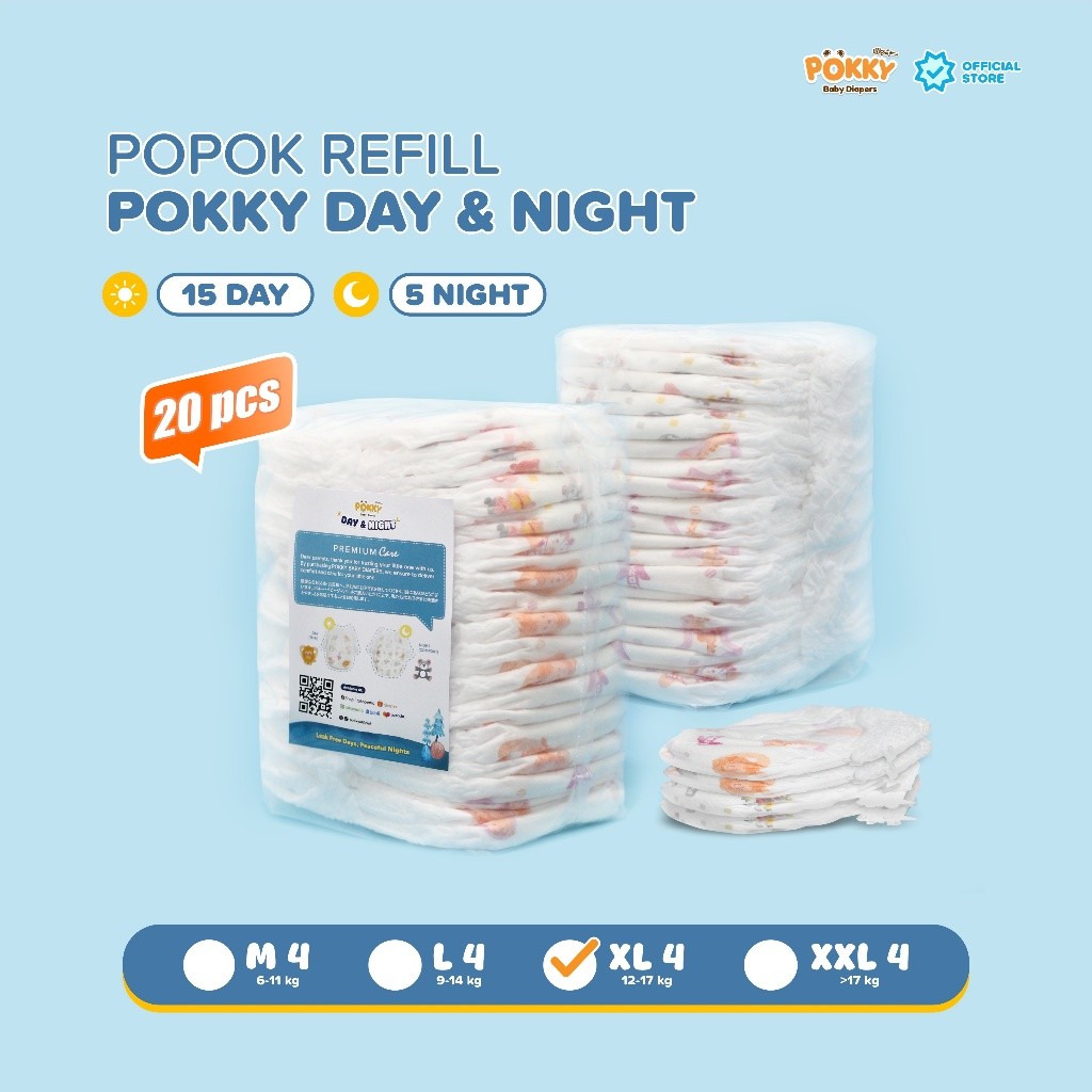 POKKY PREMIUM REFILL DAY NIGHT M-L-XL 20 PCS - Gambar 3