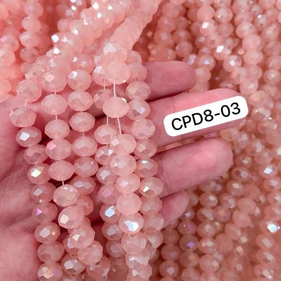 CEKO PAO DOFF 8MM / CEKO GRADASI 8MM/ CEKO BULAT / KRISTAL CEKO BULAT / MANIK CEKO PAO DOFF / MANIK 