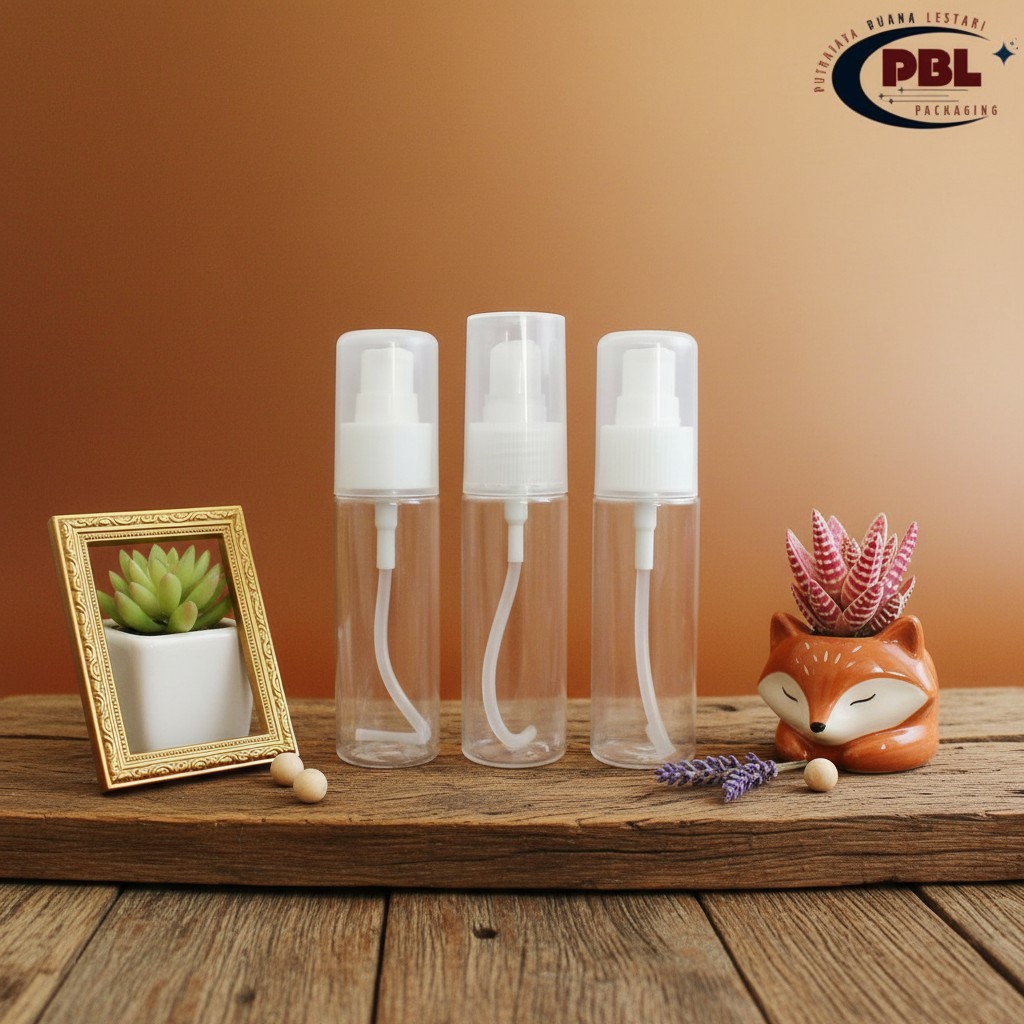 Botol Pump Treatment 50 ML RF / Botol Pet 50ML / Botol Pump 50ML / BOTOL PLASTIK 50ML - Tutup Pump T