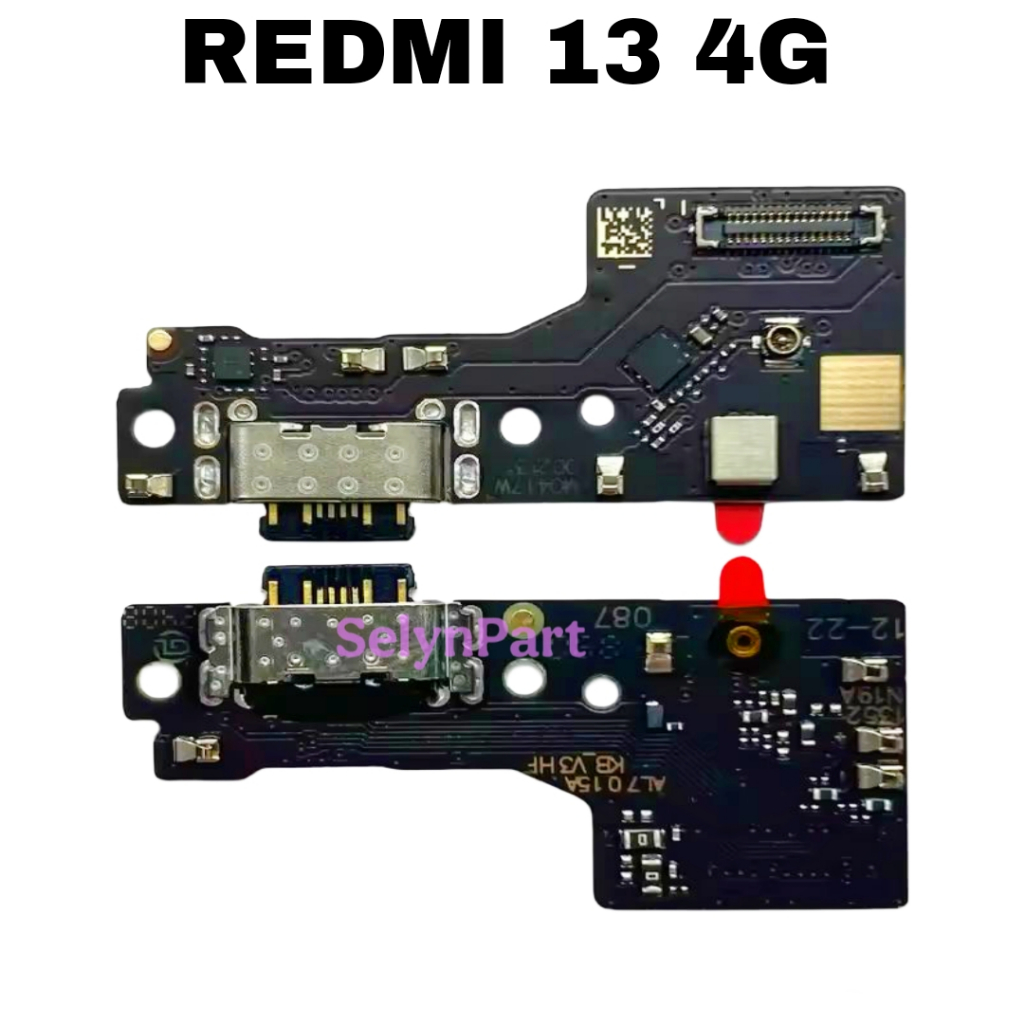 PAPAN CAS / PCB CAS / CONECTOR CAS HP XIAOMI REDMI 13 4G