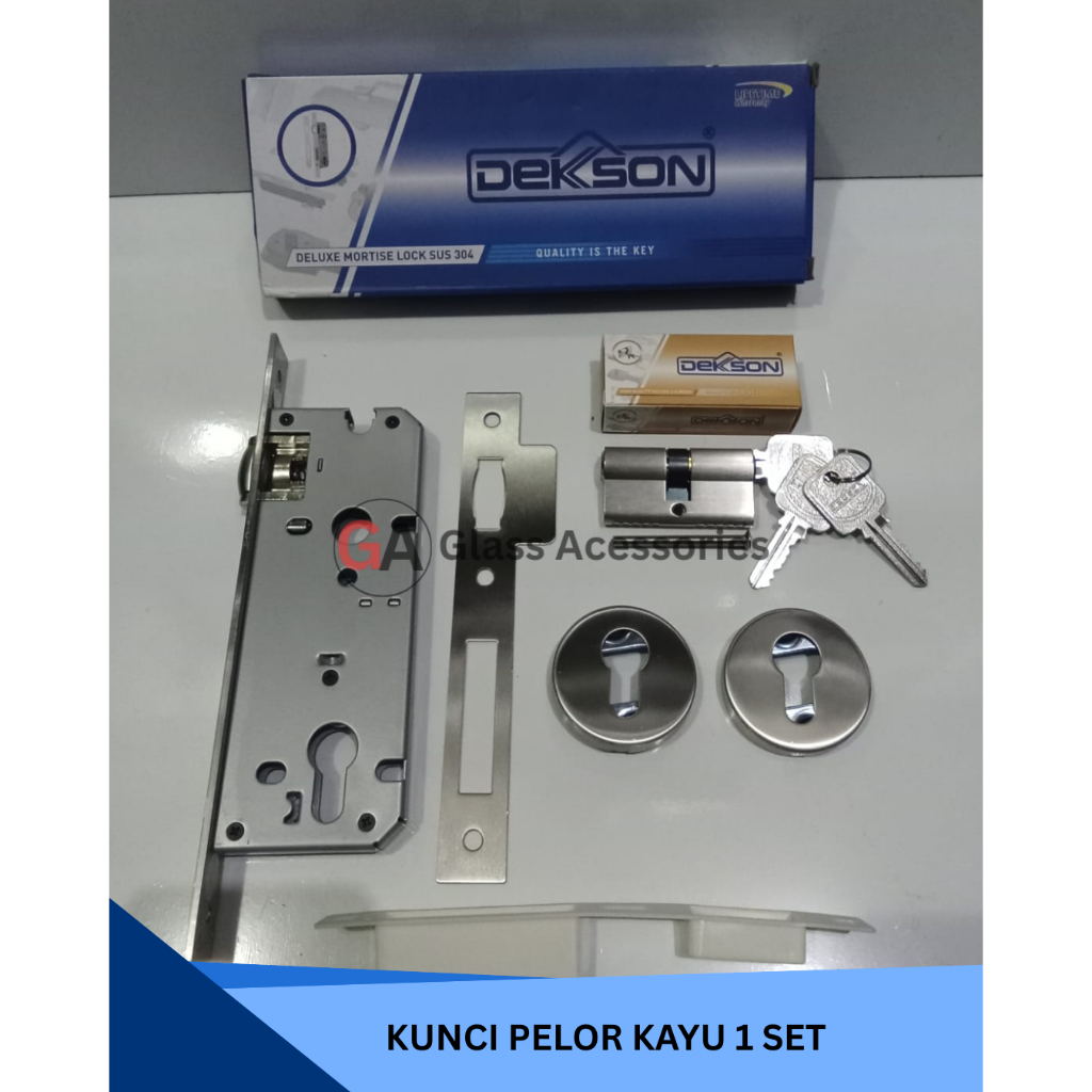 Body kunci pelor pintu kayu body roller 1 set dekson