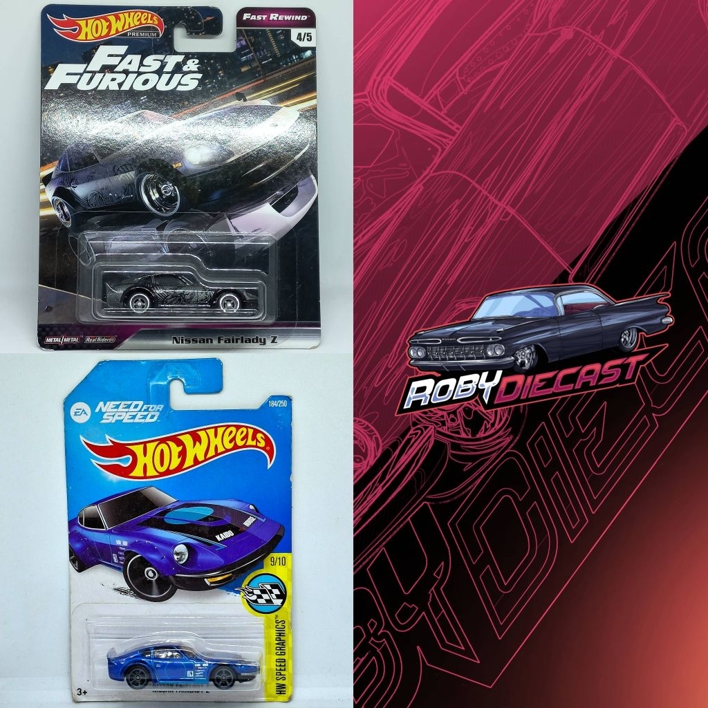 Hot Wheels Nissan Fairlady Z Fast & Furious Fast Rewind Blue Need For Speed