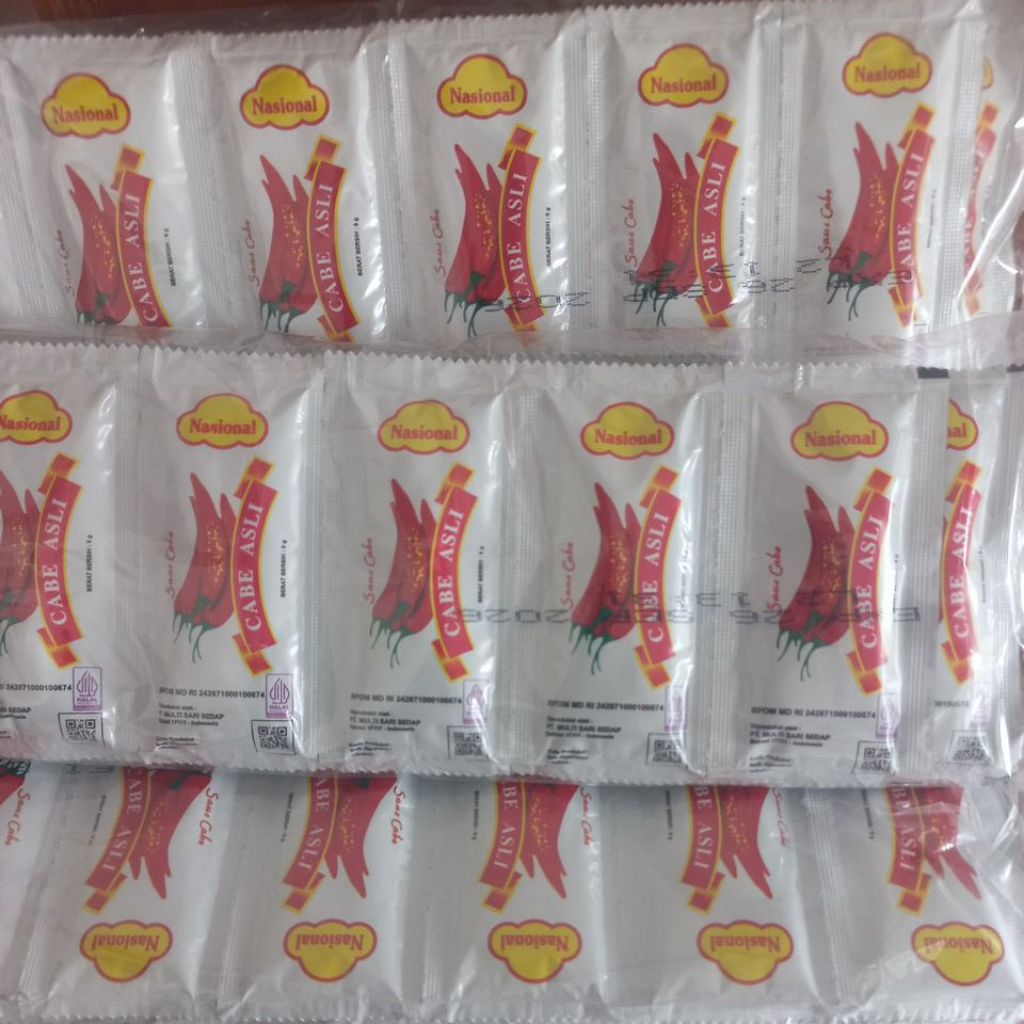 Saos Nasional ( Saos Cabe Sachet )