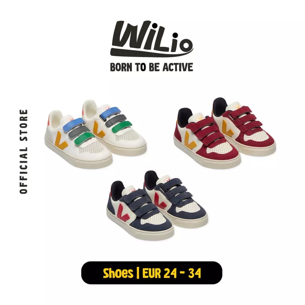 Sepatu Anak VEJA Small V-10 Chromefree Leather