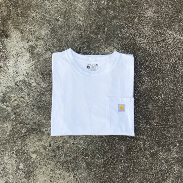TSHIRT CARHARTT POCKET K87 WHITE