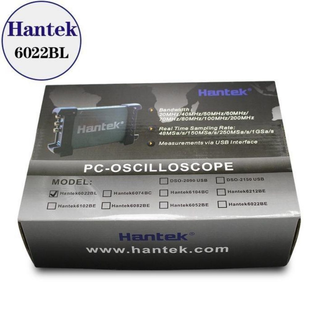 PC USB Oscilloscope Hantek 6022BL Osiloskop Analyzer 6022 BL 16 Logic