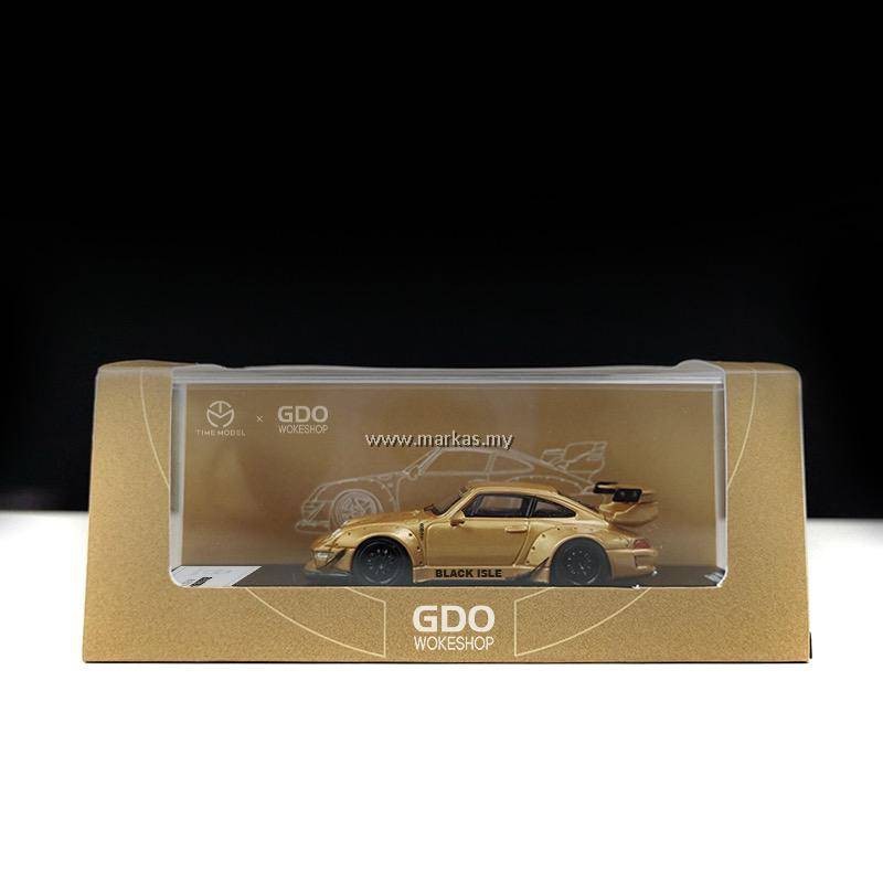 TIME MODEL X GDO PORSCHE RWB GOLD MOBIL MAINAN DIECAST KOLEKTOR