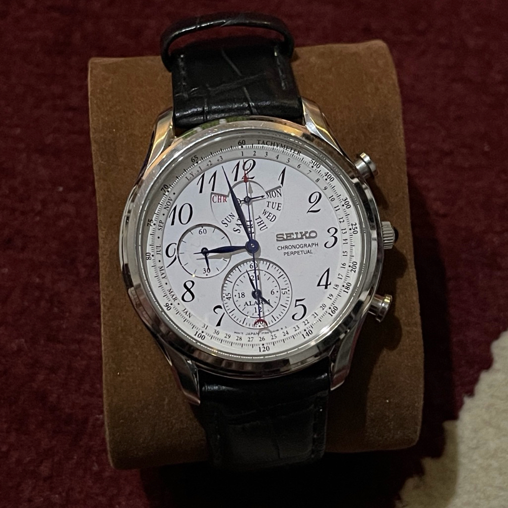 seiko perpetual calendar quartz bekas