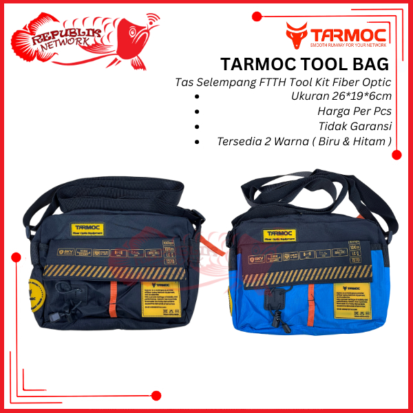 Tarmoc Tool Bag | Tas Selempang FTTH Tool Kit Fiber Optic