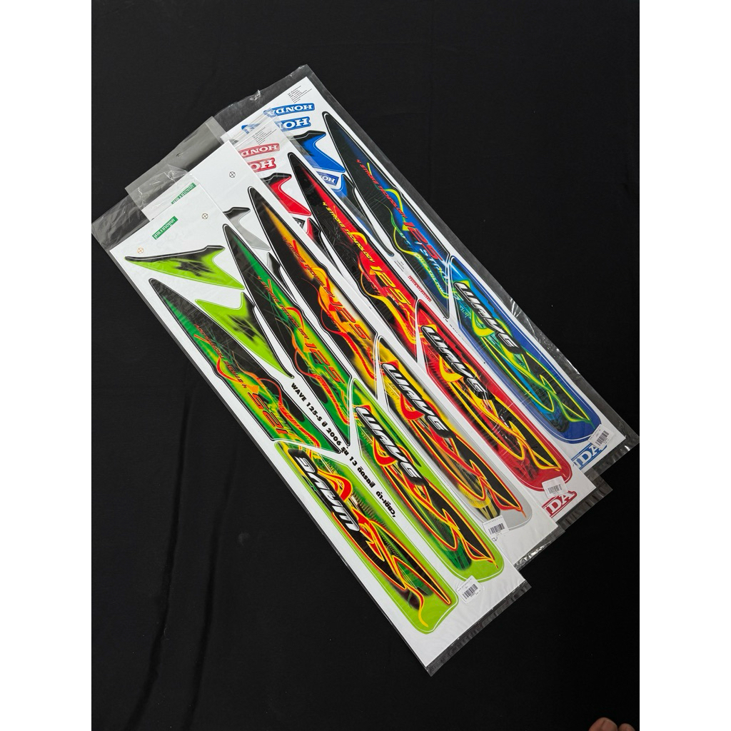 striping honda wave S 125 2006 . striping supra supra 125 bahan kodak thailand striping wave dragon 