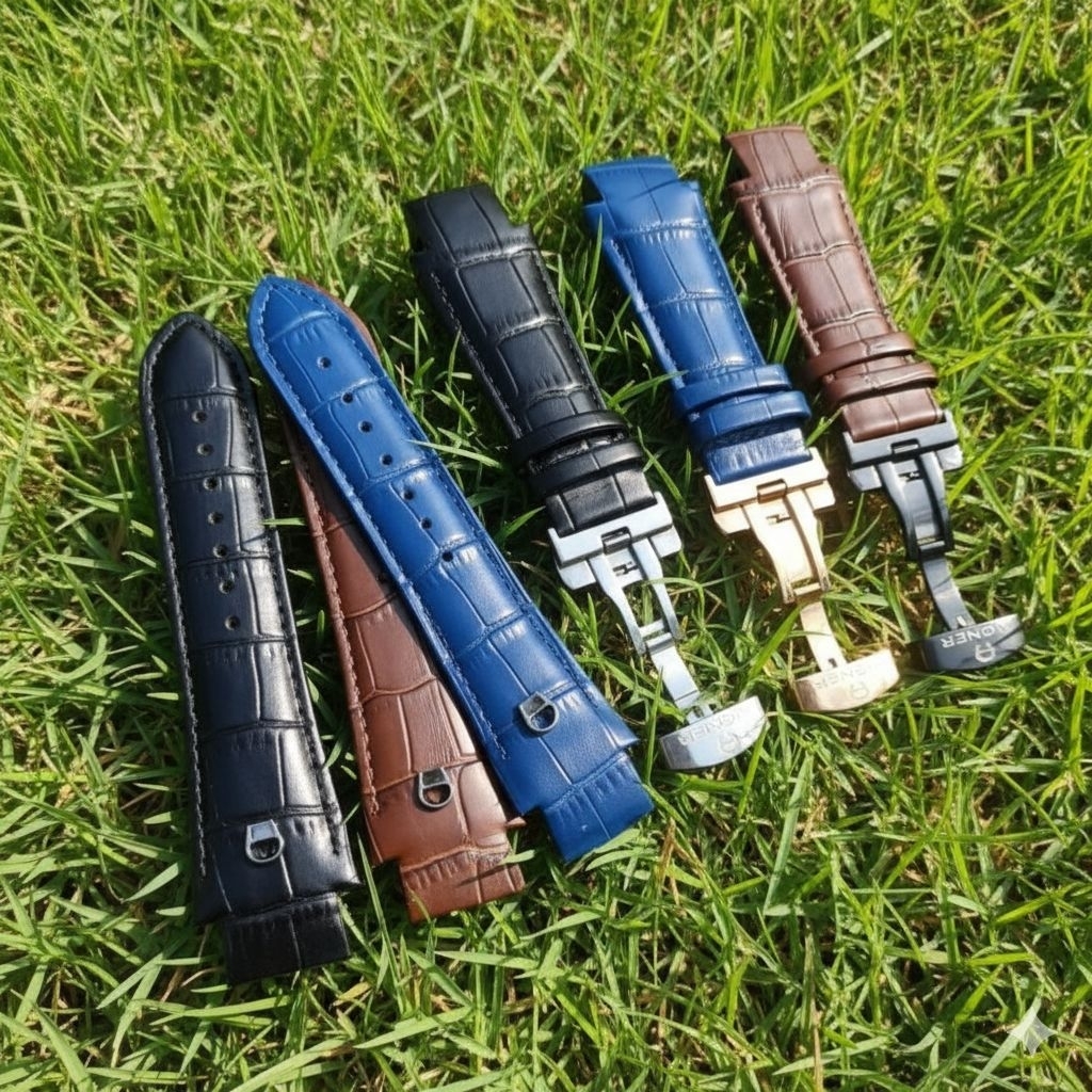 Tali Jam Tangan Aigner Palermo Tali jam tangan kulit pria Strap jam aigner include Buckle