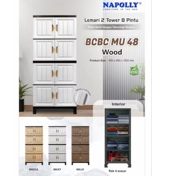 LEMARI NAPOLLY BCBC MU 48