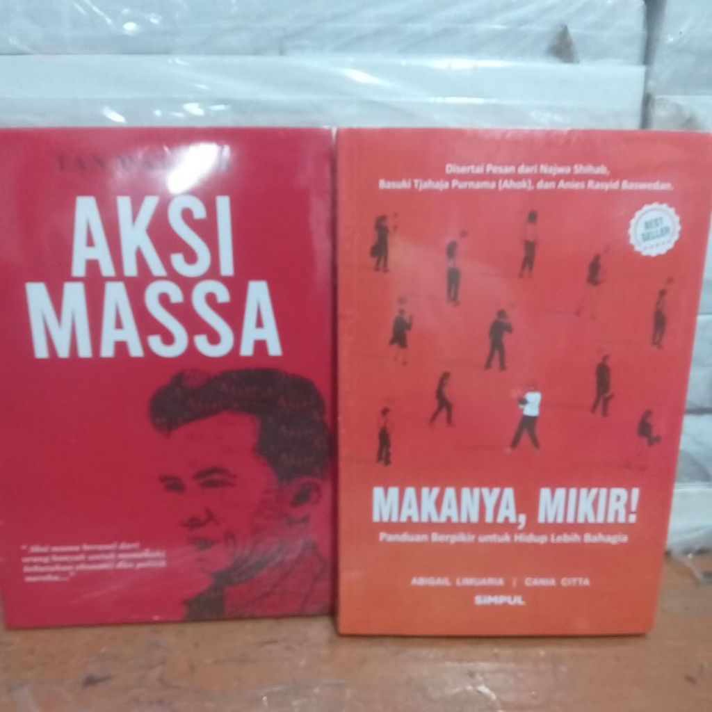 paket 2  tanmalaka  aksi massa / makanya .mikir panduan berpikir untuk hidup lebih  bahagia