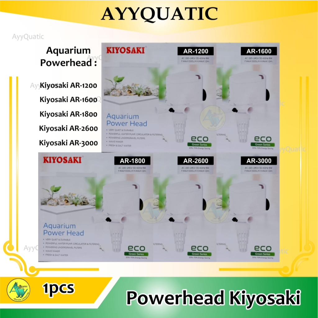 MESIN FILTER | Kiyosaki AR 1600 | Mesin Pompa Filter Aquarium