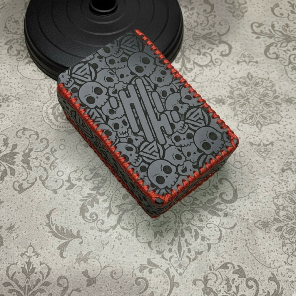 Merah’ Softcase Kulit Motif S Logo R234/Pro’ Kulit Sintetis Wadah Anti Bared