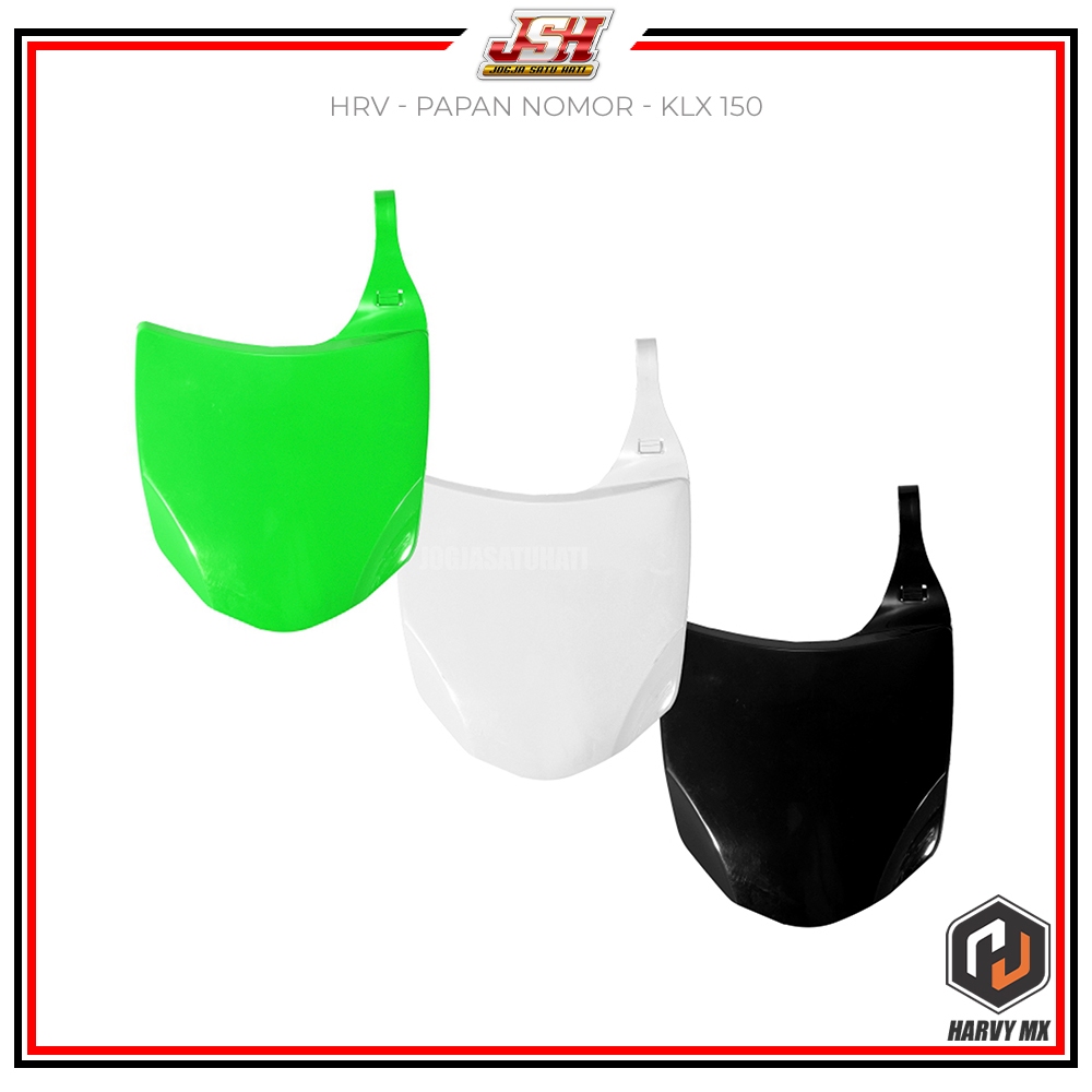Papan Nomor Harvy MX Motor KLX 150 BF Bigfoot Plat Nomer Papan Star Modif KLX Dtracker New KLX 150 S