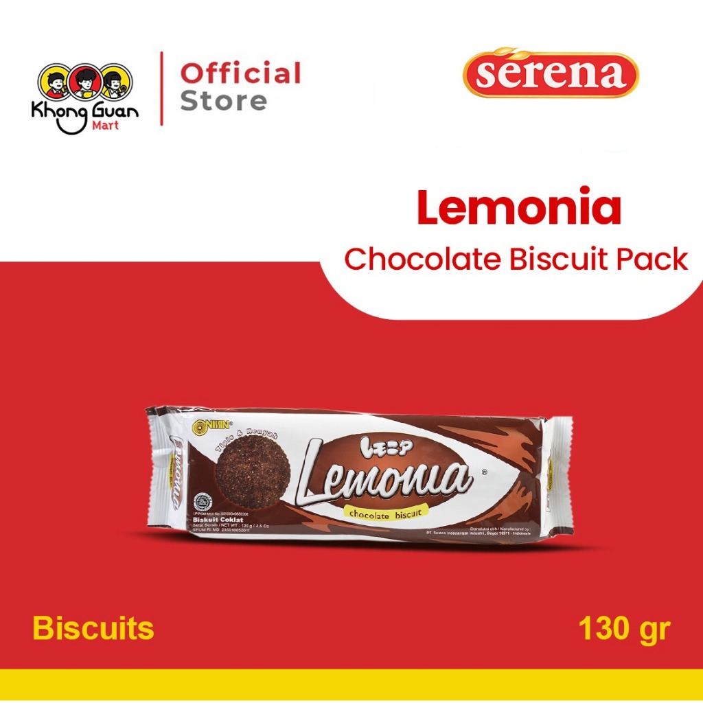 NISSIN Lemonia Chocolate Biscuit Pack 130 Gram