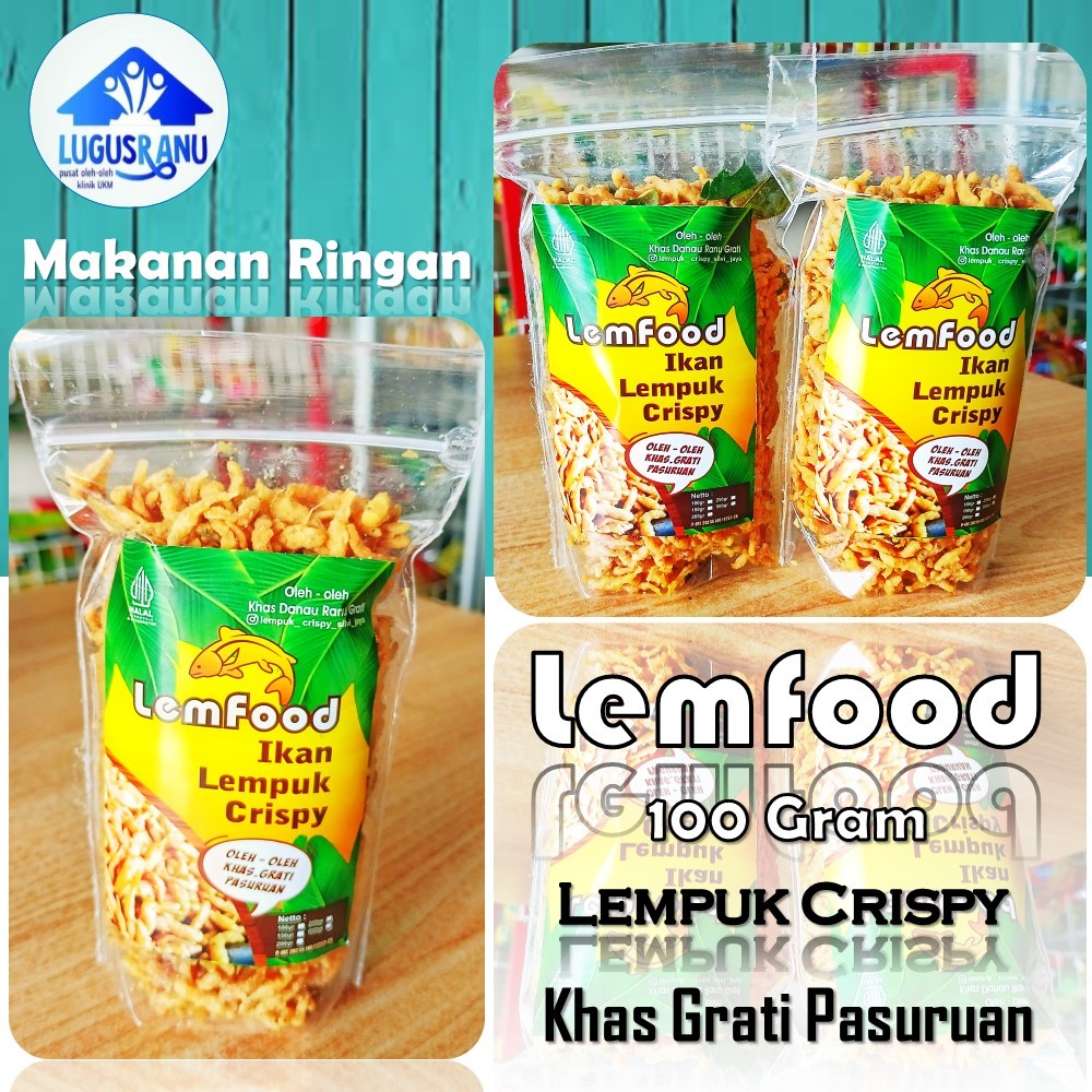 Lemfood Lempuk Crispy Khas Grati Camilan Ringan Sehat 100 Gram