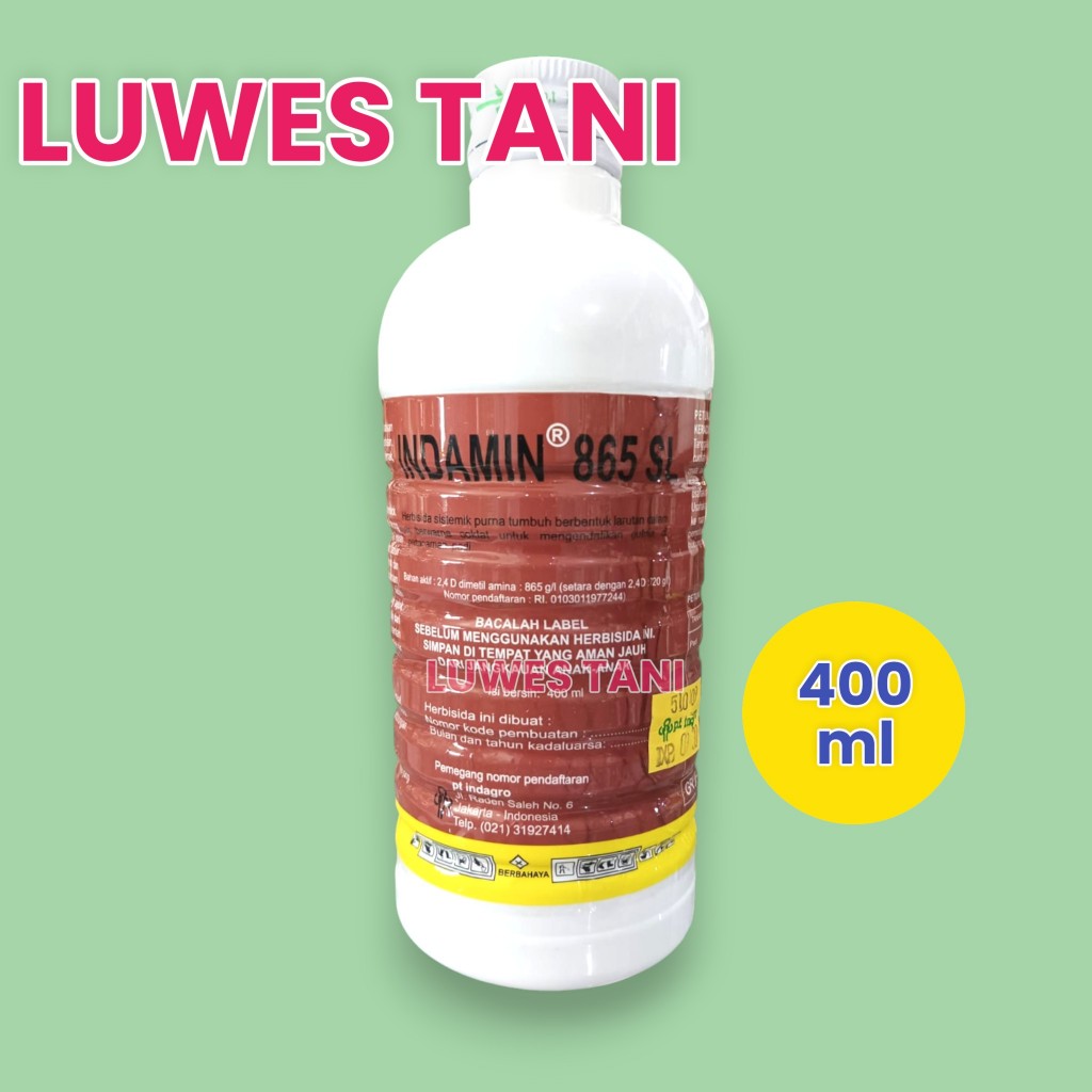 indamin (400ml) herbisida purna tumbuh selektif padi herbisida aman tanaman padi