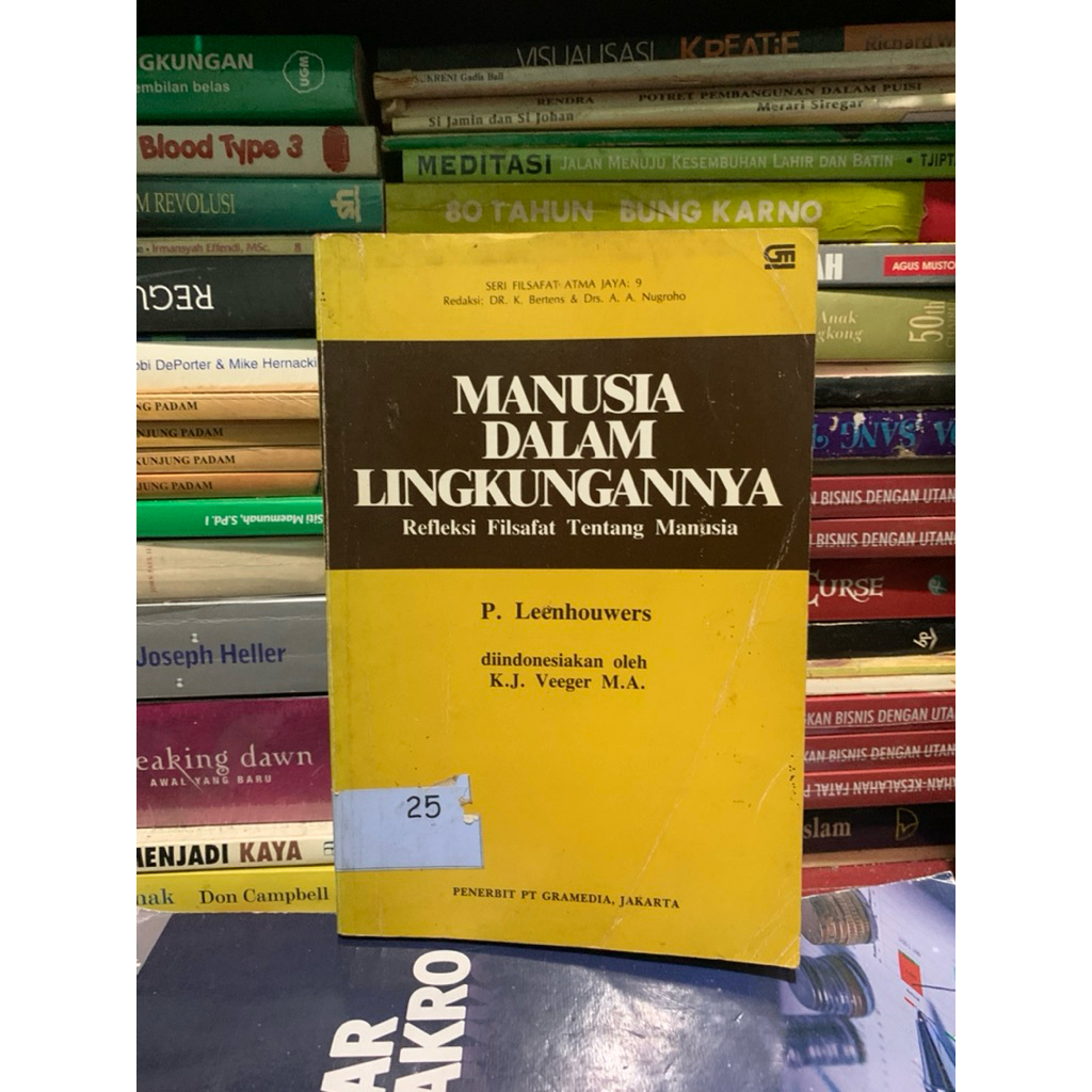 Manusia dalam lingkungannya refleksi filsafat tentang manusia by P leenhouwers ORIGINAL