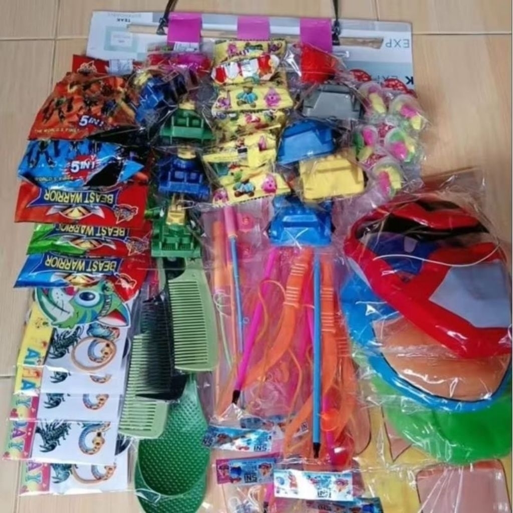 40 pcs MAINAN SIAP JUAL ecer 2000 Mainan layar titip warung