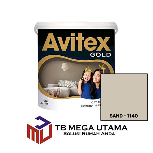 Avian Avitex Gold 1140 Sand 5 Kg | Cat Decorative Tembok Interior Eksterior