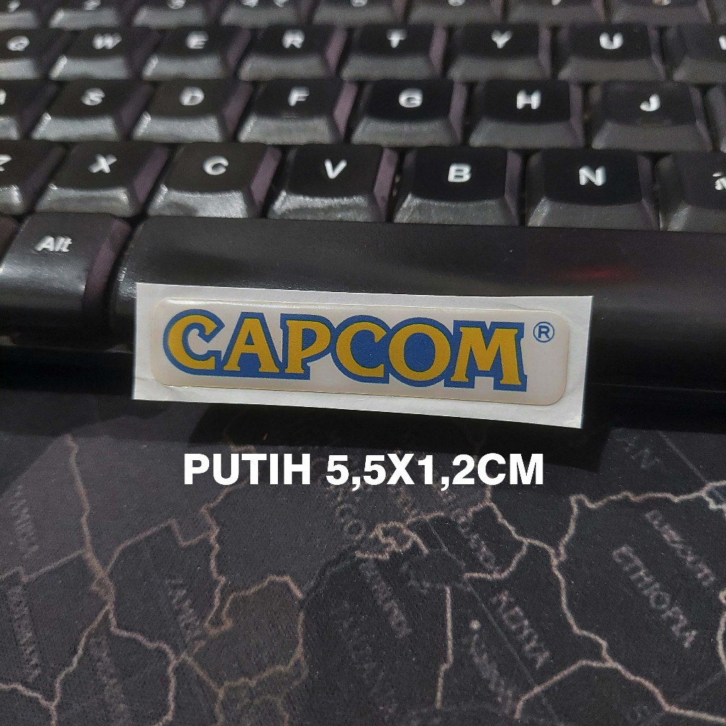 Sticker Timbul Resin CAPCOM Stiker game 3d kecil satuan