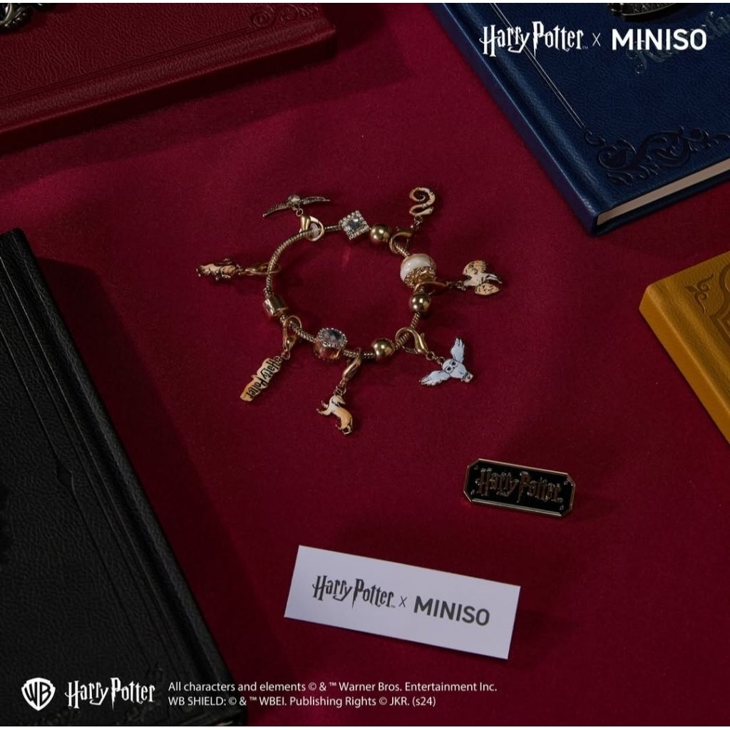 Pandora's Bracelet with Charms (Jewelry/Gelang Pandora) Miniso X Harry Potter