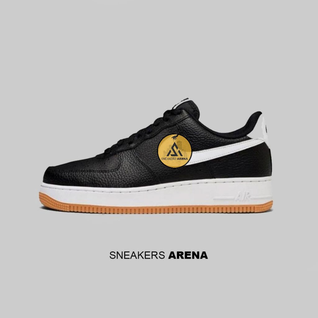 Sneakers NK Air Force 1 Low '07 Black White Gum