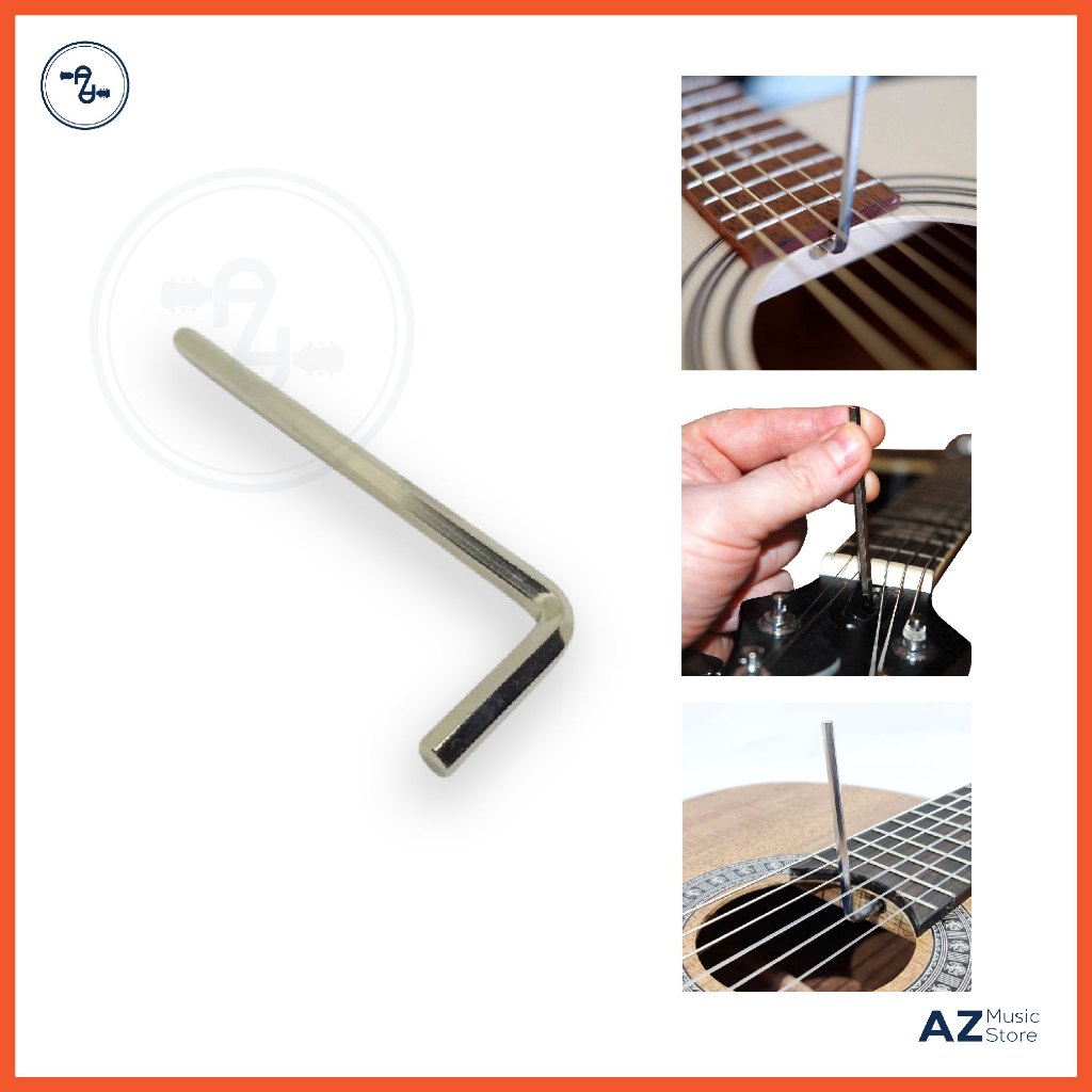 Kunci L Guitar Truss rod kunci neck gitar akustik / elektrik