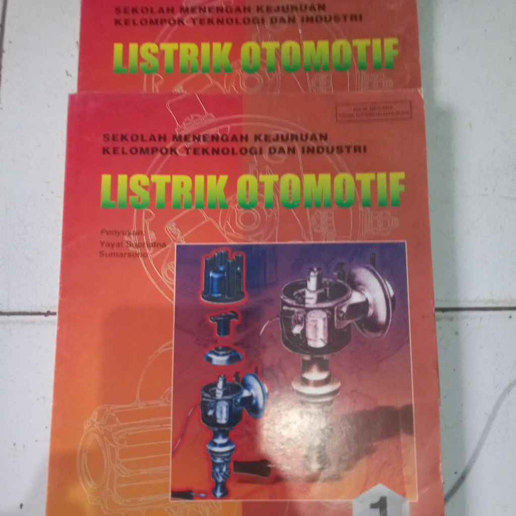 BUKU LISTRIK OTOMOTIF BEKAS ORIGINAL