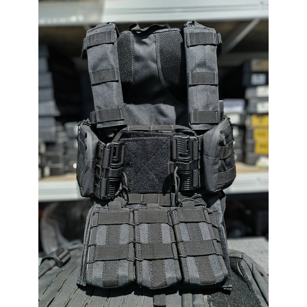 Rompi body vest plus dumy plat plate - rompi bodyvest full set satgas tni brimob polri setara durhai