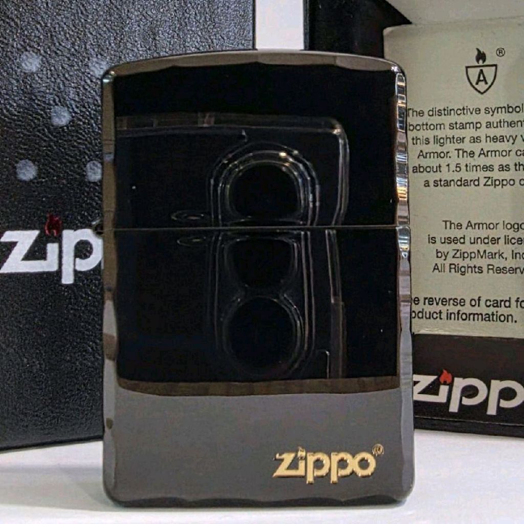 Original Zippo Armor Case Titanium Black